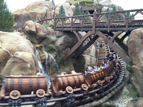 The mine train looked like fun but not for a 60 minute wait